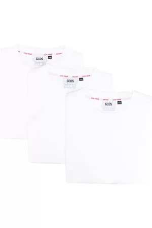 GCDS Logo-print T-shirt three-pack