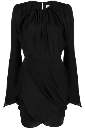 MATÉRIEL by Aleksandre Akhalkatsishvili Wraparound silk dress