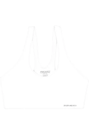 Sporty & Rich Logo-print sports bra