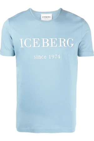 Iceberg Men Short Sleeve - Logo-print cotton T-shirt