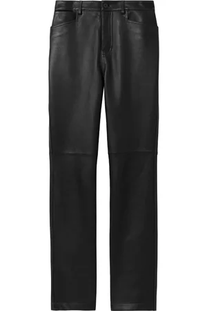 Proenza Schouler Leather straight-leg trousers