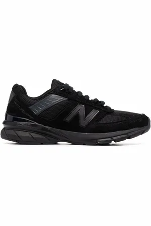 New Balance Logo-patch panelled suede sneakers
