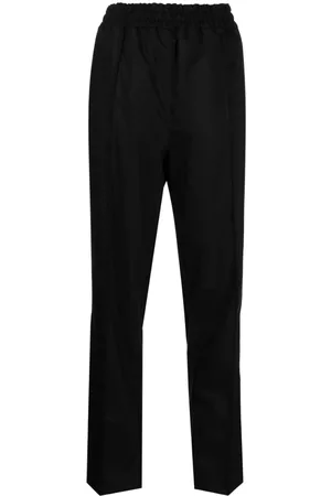 Serafini Elastic-waist wool trousers