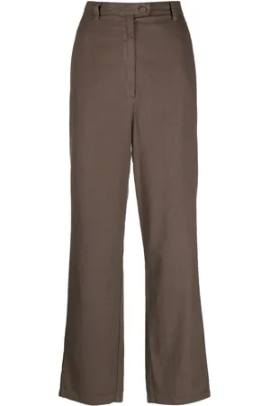 KRISTENSEN DU NORD Off-centre button-fastening trousers