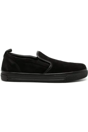 Gianvito Rossi Men Loafers - Suede slip-on loafers