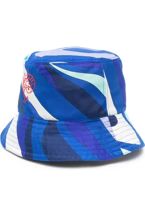 Puccini Men Hats - Embroidered-logo silk bucket hat