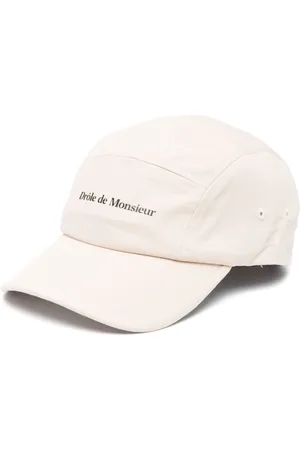 Drôle de Monsieur Logo-print cotton baseball cap