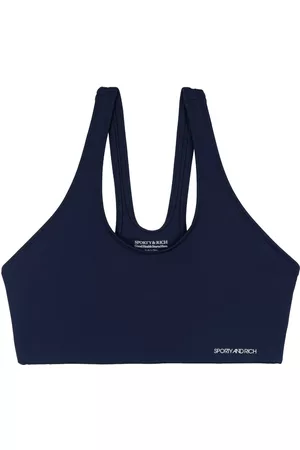 Sporty & Rich Logo-print sports bra
