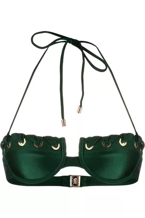 ZIMMERMANN Devi eyelet-detail bikini top