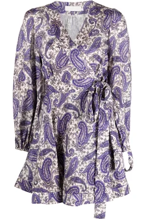 ZIMMERMANN Devi paisley-print wrap dress