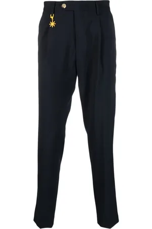 Manuel Ritz Men Formal Pants - Pleat-detail tailored trousers
