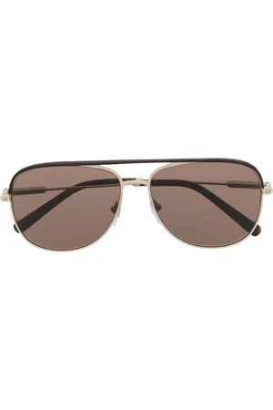 Bvlgari Men Sunglasses - Round-frame straight-arm sunglasses