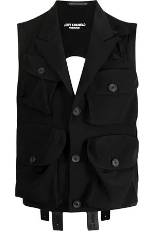 YOHJI YAMAMOTO Peak-lapel sleeveless vest