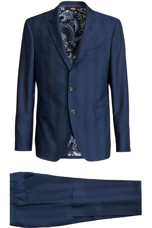 Etro Men Suits - Striped single-breasted suit