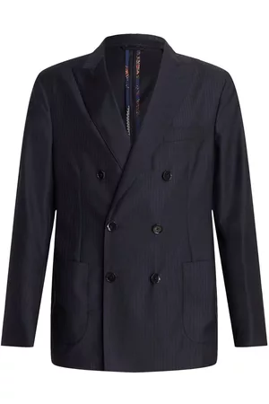Etro Pinstripe-pattern double-breasted blazer