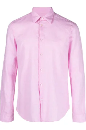 Manuel Ritz Men Shirts - Linen-cotton shirt
