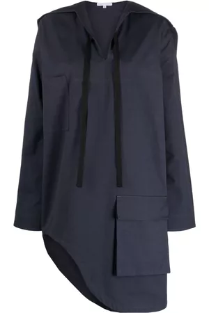 Niccolo Pasqualetti Asymmetric-hem cotton dress