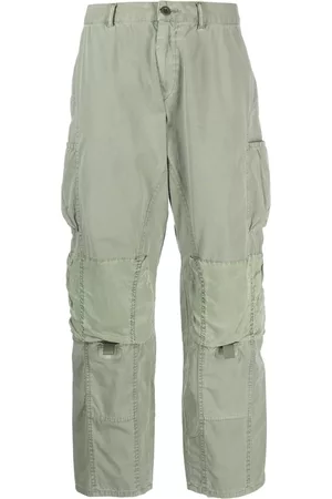 JOHN ELLIOTT Mid-rise straight-leg work trousers