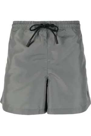 MARCELO BURLON Men Swim Shorts - Cross-embroidered swim shorts