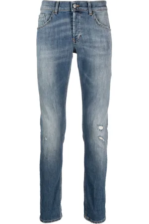Dondup Men Straight - Straight-leg cotton trousers
