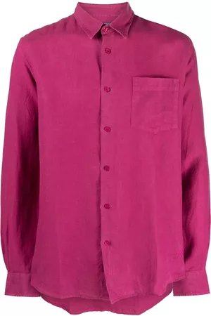 Vilebrequin Caroubis long-sleeved linen shirt