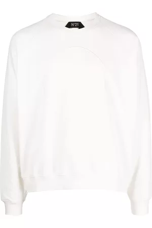 Nº21 Men Sweatshirts - Embroidered crew neck sweatshirt