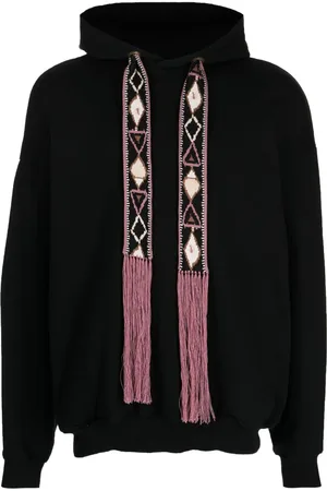 KAPITAL Drawstring cotton hoodie
