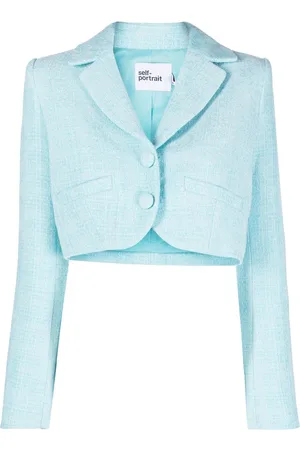 Self-Portrait Tweed cropped jacket