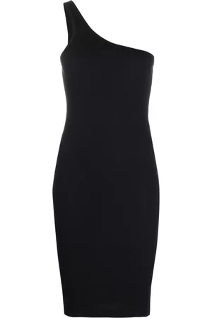 Isabel Marant One-shoulder cotton ribbed-knit minidress