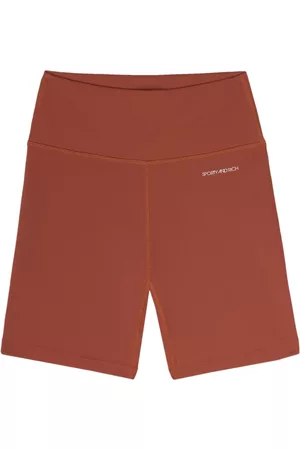 Sporty & Rich Logo-print biker shorts