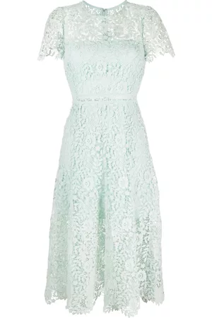 Self-Portrait Lace-detail midi dress