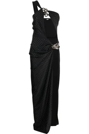 GCDS Bling chain long dress