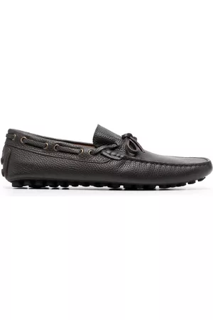 Doucal's Men Loafers - Lace-up leather loafers