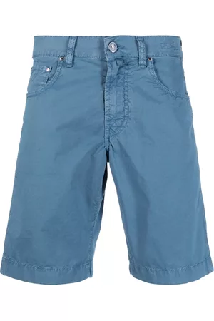 Jacob Cohen Men Bermudas - Logo-patch stretch bermuda shorts