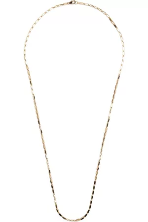 Suzanne Kalan 18kt yellow Block-Chain medium baguette necklace