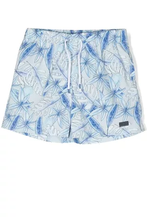 PATACHOU Jungle-print swim shorts