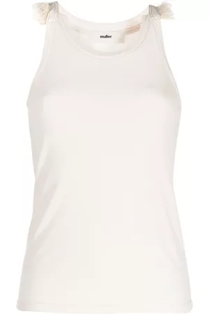 Muller Of Yoshiokubo Ruffled sleeveless tank top