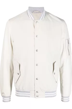 ELEVENTY Bomber Jackets - Stripe-detailing bomber jacket