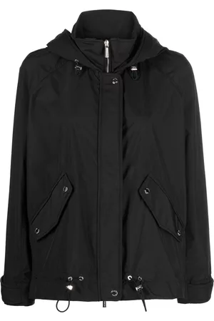 MOORER Jill-STP funnel-neck hooded jacket