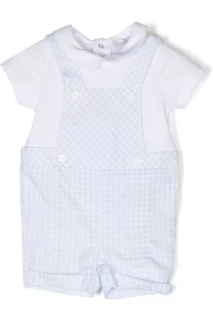 PATACHOU Checkered shorts romper