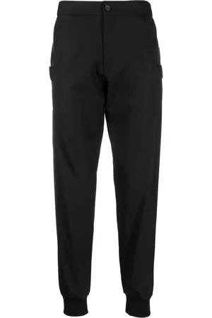 Les Hommes Men Stretch Pants - Stretch-design tapered-leg trousers