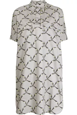 JNBY Graphic-print cotton mini dress