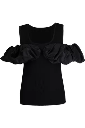 JNBY Ruffled-detail knitted tank top