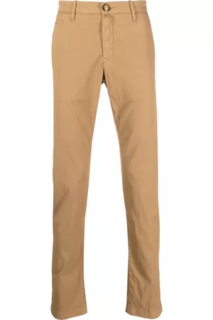 Jacob Cohen Men Formal Pants - Logo-patch tailored trousers