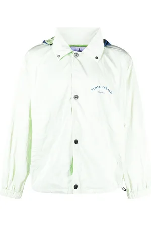 Stone Island Marina logo-print hooded jacket