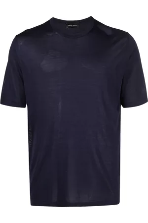 Roberto Collina Men Short Sleeve - Short-sleeve silk T-shirt