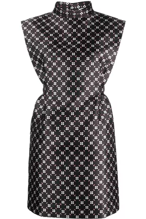 Lanvin Floral-print satin minidress