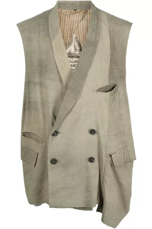 ZIGGY CHEN Asymmetric double-breasted jacket