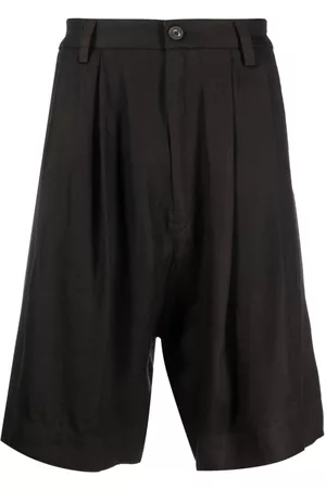 ZIGGY CHEN Drop-crotch wide-leg shorts