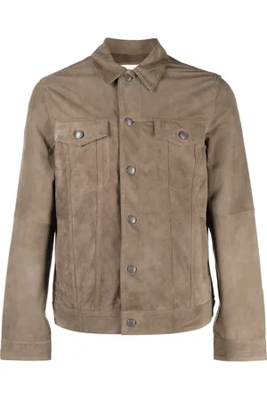 Zadig & Voltaire Button-fastening suede jacket